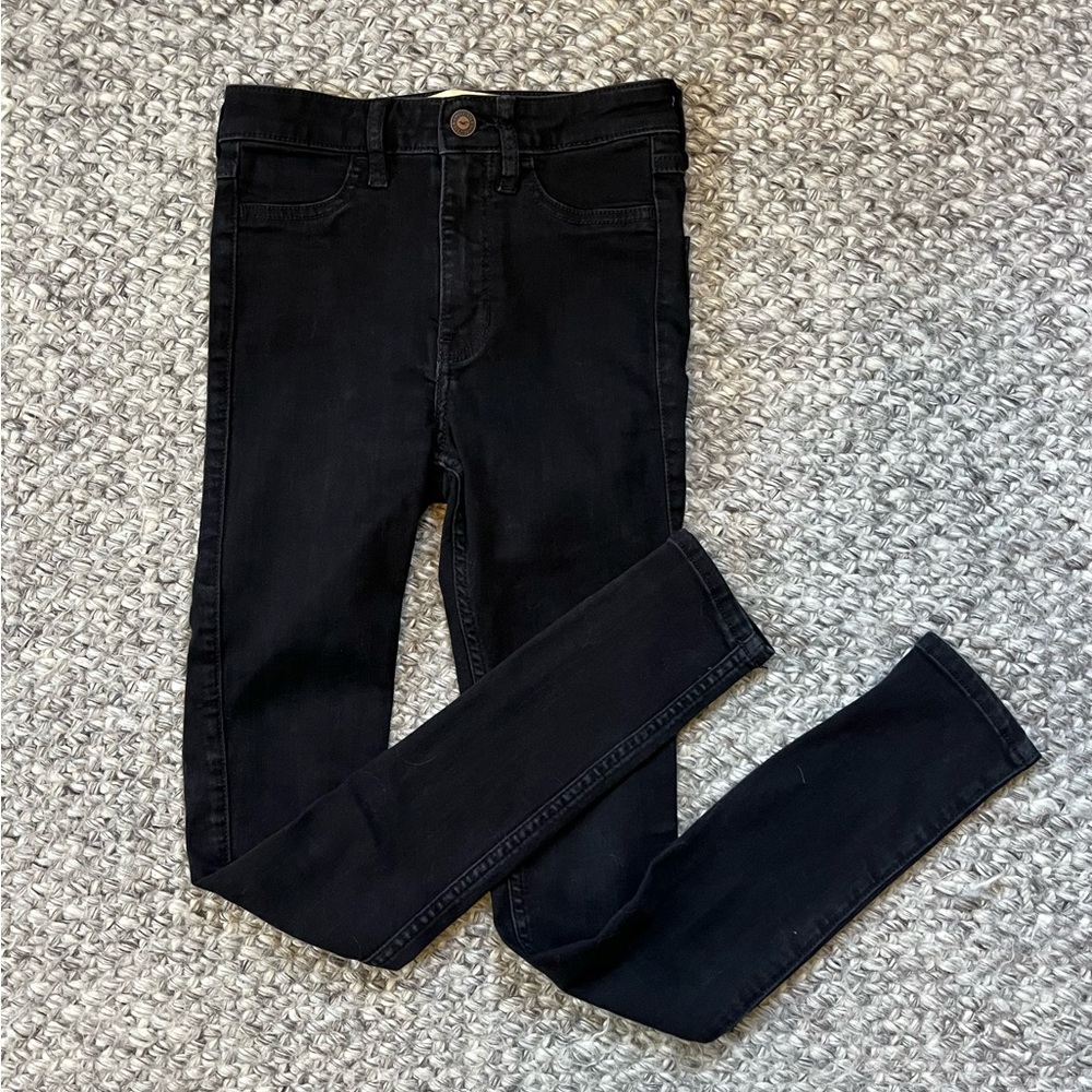 Hollister Super Skinny High Rise Jeans Sz 0 Short